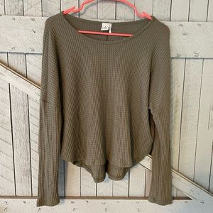 Paper Crane Waffle Knit Top
